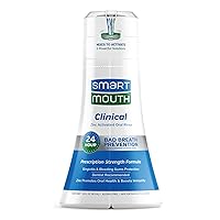 SmartMouth DDS Activated Clinical Mouthwash - Adult Mouthwash for Fresh Breath - Clinical Strength Mouthwash for Gum Health, Gingivitis & More - Clean Mint Flavor, 16 fl oz
