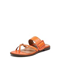 Vionic Women's Citrine Julep Vio-Motion Insole Adjustable Sandal- Supportive Dressy Flat Sandals That Includes an Orthotic Insole and Cushioned Outsole for Arch Support, Medium and Wide Fit, Sizes 5-11