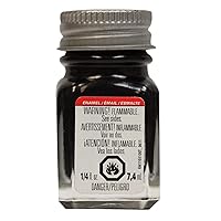 Testors 1147TT Black, Gloss, 0.25 fl oz Enamel Paint, (Pack of 1)