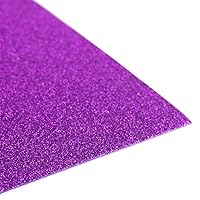 Glitter EVA Foam Sheet, 9-1/2-Inch x 12-Inch, 10-Pack (Purple)