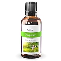 ArOmis Organic Respirum Essential Oil - 100% Pure Therapeutic Grade - 30ml(1 fl oz), Undiluted, Premium, Oils for Aromatherapy Diffuser!