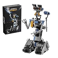 Johnny 5 Robot Building Block Set, Short Open Circuit Johnny Five Robot Model Toys, Compatible for Lego, STEM Educational Gift Set for Age 6 7 8 9 10 11 12+ Boys & Girls(370 Pcs)