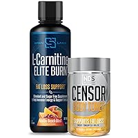 NDS Nutrition Fat Loss-Body Toner with CLA (90 Softgels) & Siren Labs L-Carnitine Elite Burn Fat Loss Support Malibu Beach Blast 3000 mg (32 Servings)