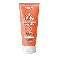 Sweet Pineapple & Honey Melon Herbal Body Sunscreen 6 oz. SPF 50