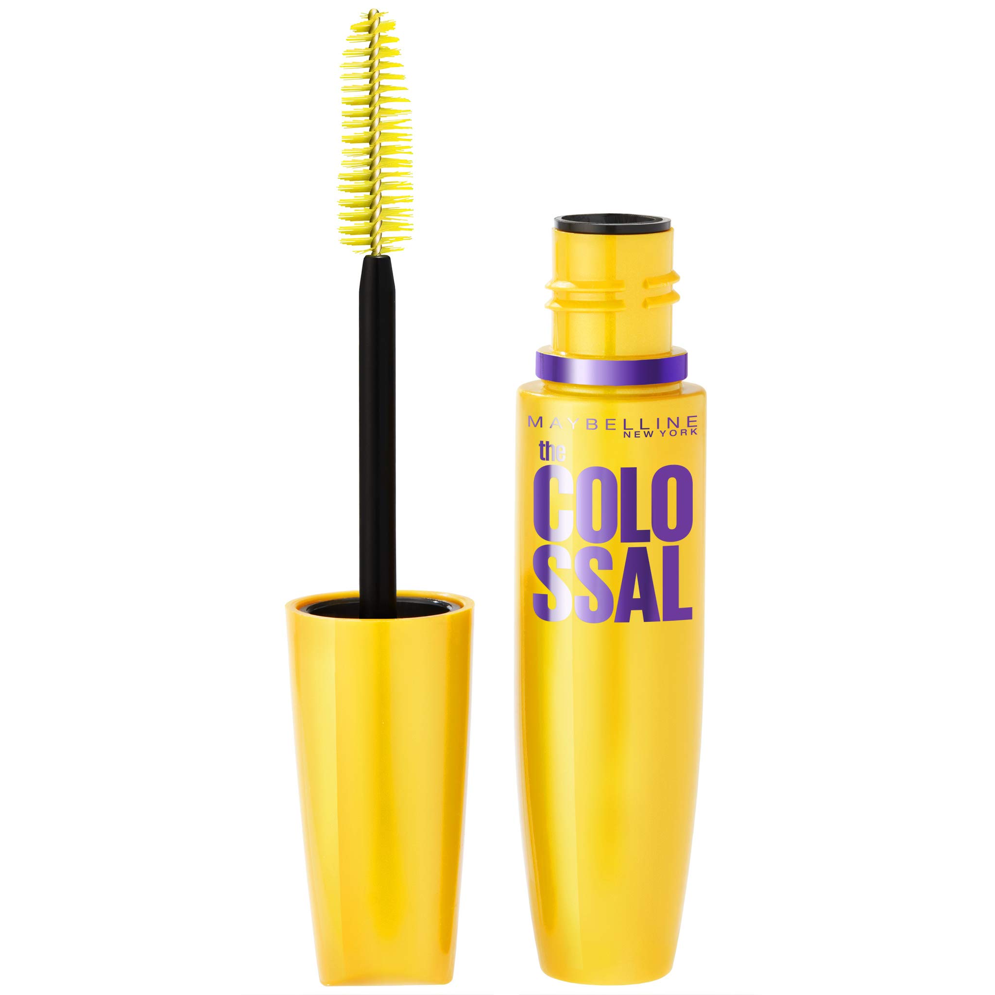 Maybelline New York Volum' Express Colossal Washable Mascara Makeup, Classic Black Mascara, 1 Count