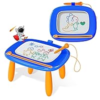 Toddlers Toys Age 1-3, Magnetic Drawing Board, Toddler Girl Toys for 1-2 Year Old, Doodle Board Pad Learning and Educational Toys for 1 2 3 Year Old Baby Kids Birthday Gift (Dark Blue)