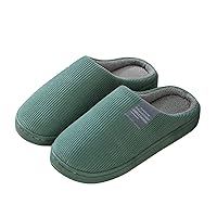 Womens Foam Scuff Slippers Warm House Shoes Shoes Slippers Shoes Home Cotton Women's Men's Indoor Soft Soled Warm