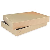 2-Piece Kraft Apparel Gift Boxes - 11 1⁄2 x 8 1⁄2 x 1 5⁄8