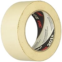 3M 70006745510 201+ General Use Masking Tape, 1.88 in. W X 60 Yd, Tan-1028591, 2 Inches x 60 Yards, Tan