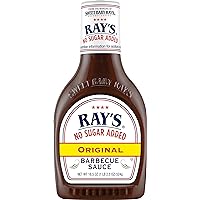 Sweet Baby Ray's Barbecue Sauce No Sugar Added, Original, 18.5 OZ (Pack of 1)