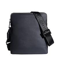Men Pure Color Business Handbag Briefcase Computer Bag Shoulder Bag (A-1001-c-Blue)