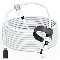 Link Cable Compatible with Meta Quest3/2/Pro, Pico 4/Pro, 16FT Cable Accessories with 5Gbps Data Transfer, USB 3.0 to Type-C Cable for VR Headset and Gaming PC