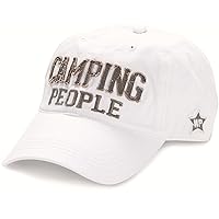 Pavilion Gift Company Camping People Adjustable Strap Cap