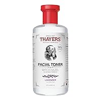 Alcohol-Free, Hydrating Lavender Witch Hazel Facial Toner with Aloe Vera Formula, Vegan, Dermatologist Tested and Recommended, 12 Oz