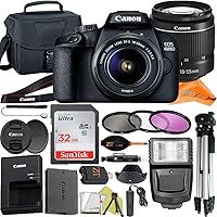 Canon EOS 4000D Rebel T100 DSLR Camera 18 55mm Zoom Lens with ZeeTech Accessory Bundle, SanDisk 32GB Memory Card, Bag, Tripod and 3 Pieces Filter UV, CPL, FLD 18 55mm Lens