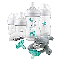 Philips Avent Natural Baby Bottle with Natural Response Nipple Gift Set Sea Design SCD838/06