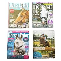 Melody Jane Dolls Houses Dollhouse Horse Rider Equestrian Magazine Cover Set Living Room Accessory