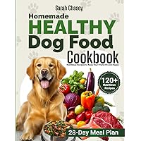 Homemade Healthy Dog Food Cookbook: 28-Day Meal Plan with 120+ Nutritious Recipes to Keep Your Friend Fit and Happy