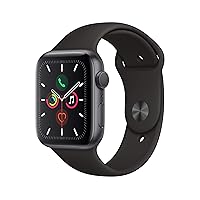 Watch Series 5 (GPS, 44mm) - Space Gray Aluminum Case with Black Sport Band