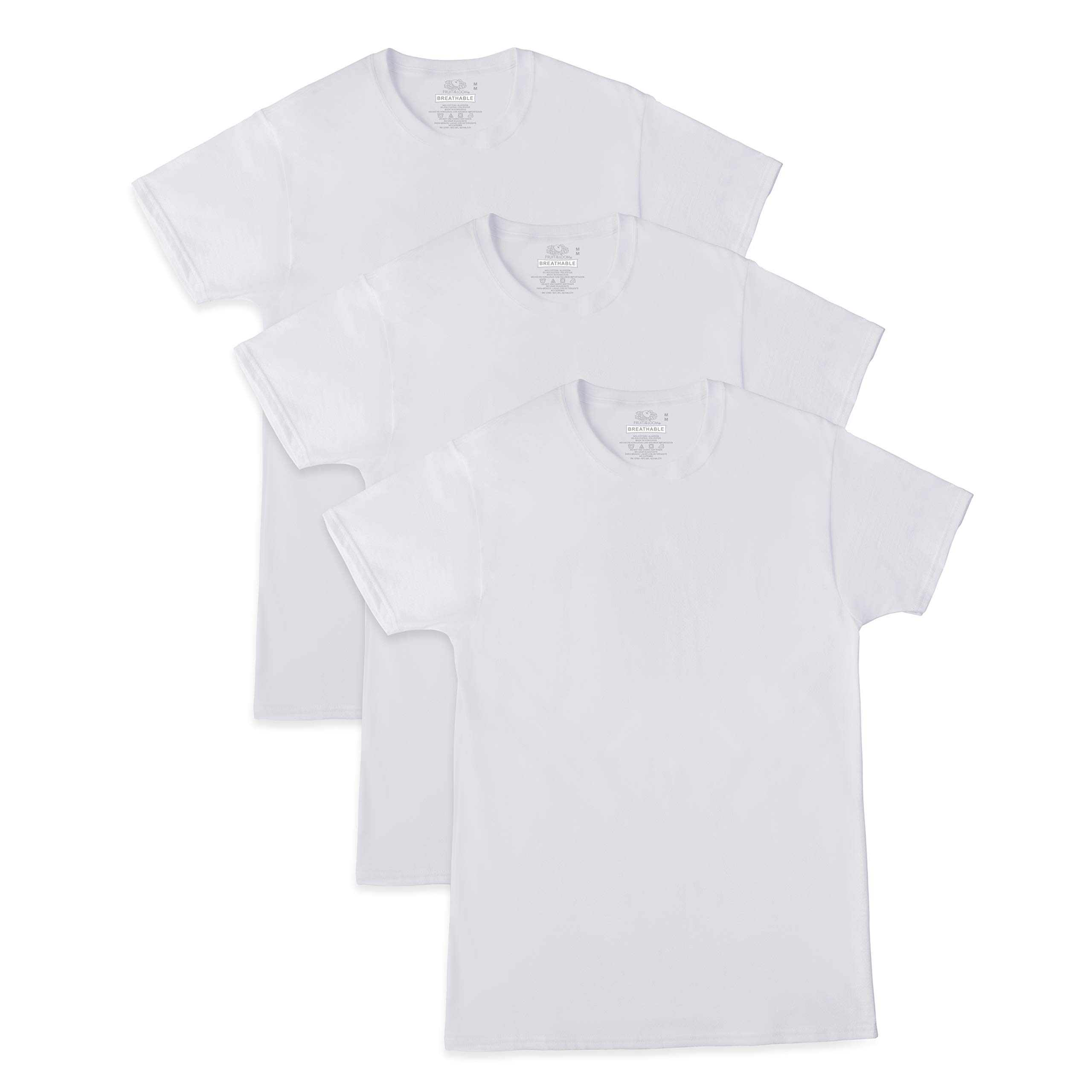 Fruit of the Loom Men's Breathable Undershirts, Designed to Keep You Cool