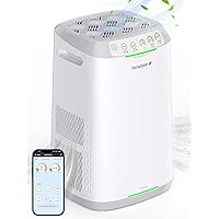 Nuwave Air Purifiers for Home Large Room, 20Yr Washable and Reusable Bio Guard Filter, Air Purifier for Allergies, Smoke, Dust, Pollen, Removes up to 100% Particles 3x Smaller Than HEPA, Sleep Mode