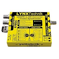 Lynx Technik AG yellobrik CHD 1812 HDMI to 3Gbit SDI Converter with Frame Synchronizer, Analog Audio Embedder