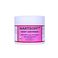Wartsoff Wart Removal Ointment | 4 oz | Easily and Painlessly Remove Warts from Dogs, Cattle, Horses, and Goats