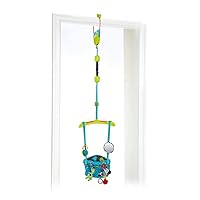Bright Starts Bounce 'n Spring Deluxe Door Jumper for Baby with Adjustable Strap, 6 Months and Up, Max Weight 26 lbs
