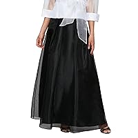 Alex Evenings Women's Full Length Formal Maxi Skirt (Petite and Regular Sizes)