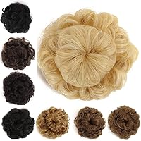 Wedding Hair Pieces Beautiful Petal Shaped Hair Bun Hair Extensions for Women