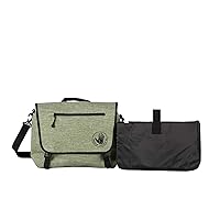 Body Glove Gates Waterproof Messenger Shoulder Bag Briefcase Satchel for School Office Travel Business w/Laptop Sleeve, Green, One Size