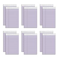 TOPS 63040 Prism Plus Colored Legal Pads, 5 x 8, Orchid, 50 Sheets (Pack of 12)