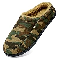 NewDenBer Men's Cozy Memory Foam Slippers Soft Slip on Indoor Outdoor Clog House Shoes