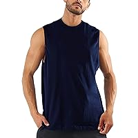 Mens Sleeveless Casual Muscle Tank Top Premium Cotton for Performance