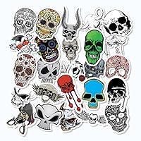 25pcs Collection Skulls Decals Stickers Barbarian Scalp Horror Scary Pack 14