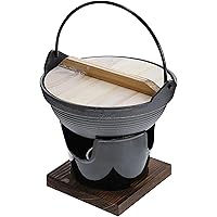 Cast Iron Japanese Sukiyaki Pot Camping Cooking Set Multi-Purpose Cast Iron Stockpot Stove Uncoated for Home Travel Outdoor - Ideal for High-End RestaurantsSauce Pot