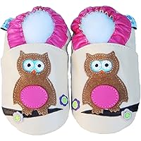Prewalk Baby Shoes Boy Girl Infant Children Kid Toddler Crib Boy First Walk Gift Owl Pink
