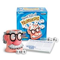 Head Full Of Numbers, Math Games for Kindergarten, Basic Math Skills, 13 Piece Set, Ages 7+