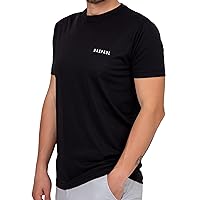 Mens T Shirt - Soft Fitted Short Sleeve Crew Neck Tee for Workouts and Casual Wear - Sizes S-3XL