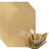 Naler Gold Tissue Paper, 60 Sheets Tissue Paper Bulk Gift Wrap for Christmas Crafting Wedding Party DIY Birthday Decorations,14x 20
