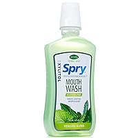 Spry Xylitol Oral Rinse, Herbal Mint - 16 fl oz (Pack of 1)