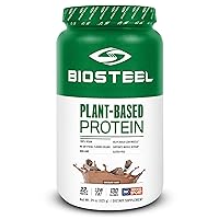 BioSteel Plant-Based Protein Powder, Sugar Free, Vegan and Non-GMO Post Workout Formula, Chocolate, 25 Servings (New Packaging)