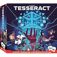 Tesseract 1-4 Player Cooperative Strategy Board Game, 64 Dice, Rotating Turntable, Dice Manipulation, Unique Player Powers, A Great Gift for Couples, Family, Adults & Teens Ages 14+