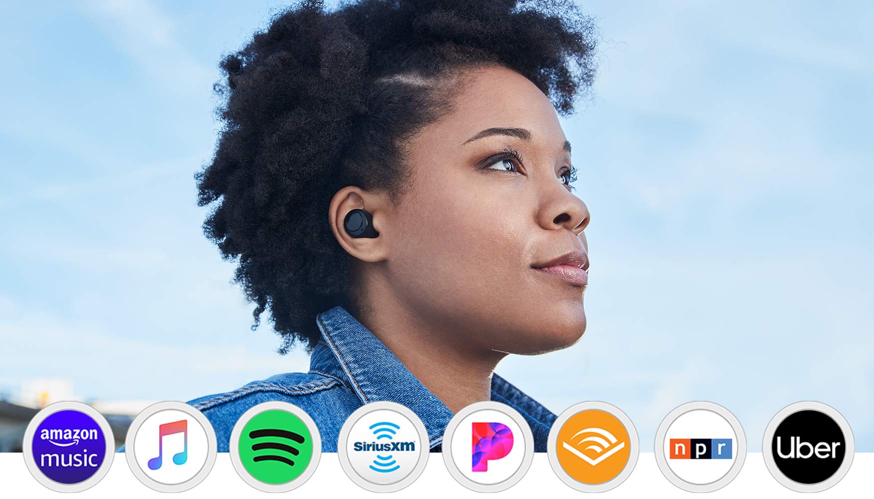 Echo Buds (1st Gen) – Wireless earbuds with immersive sound, active noise reduction, and Alexa