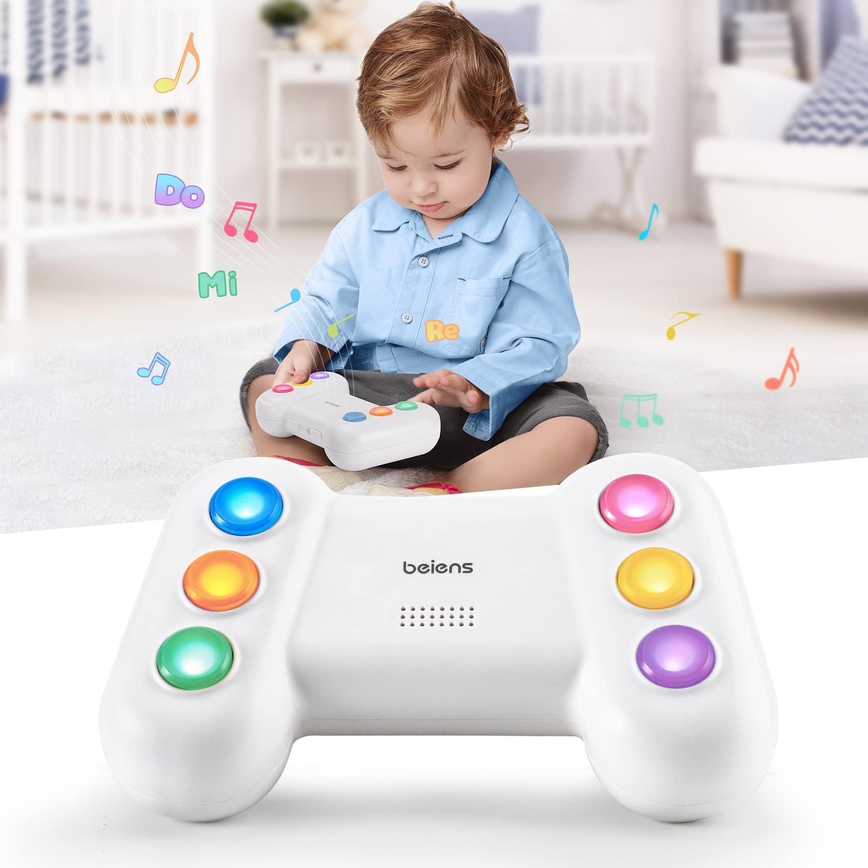 Kids Toys for 2 3 4 5 6 Year Old Boy Girl Sensory Toys Electronic Memory Game with Music and Lights, 4 Modes Simon Game Handheld Travel Toy Christmas Birthday Gift for Toddler Toys Age 2+