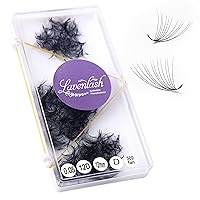 Promade Fans 12D For Eyelash Extensions (500/1000 fans) - Easy, Quick Appication and Long Lasting (Multi-Curl C CC D, Thickness 0.03 to 0.05mm, Length 9 to 18mm) (15 mm, 0.03 CC)