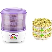 Seed Germination Kit, Automatic Watering Bean Sprout Machine Small Intelligent Soilless Cultivation Seed Germination Kit-1/