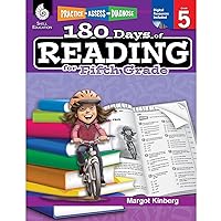 180 Days of Reading: Grade 5 - Daily Reading Workbook for Classroom and Home, Reading Comprehension and Phonics Practice, School Level Activities Created by Teachers to Master Challenging Concepts 180 Days of Reading: Grade 5 - Daily Reading Workbook for Classroom and Home, Reading Comprehension and Phonics Practice, School Level Activities Created by Teachers to Master Challenging Concepts Paperback Kindle