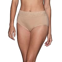 Vanity Fair Women's Effortless Panties for Everyday Wear, Buttery Soft Fabric & Lace