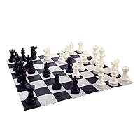 rolly toys Giant/Oversized Chess and Checkers Game Board